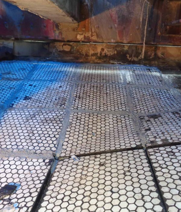 Install Rubberized Ceramic on Sagmill Sump 5